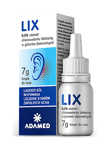 Krople do uszu Lix
